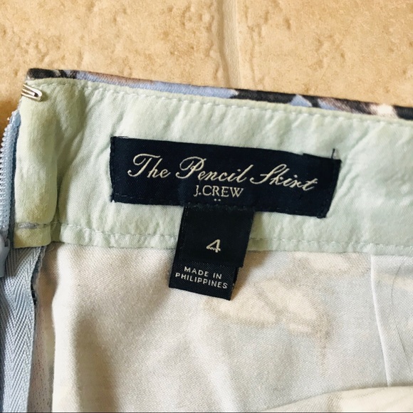 J. Crew Bird Pencil Skirt - Picture 3 of 4